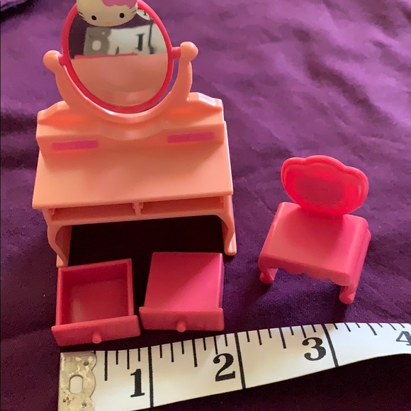 Hello Kitty authentic Sanrio1976 2009 mini toy set - Picture 8 of 8